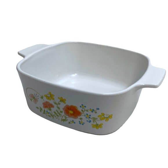 Wildflower Poppy Corning Ware Casserole 1 1/2 Quart - Picture 6 of 12